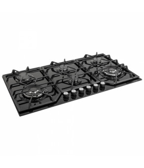 Поверхность газовая на стекле WEILOR GG W 904 BL