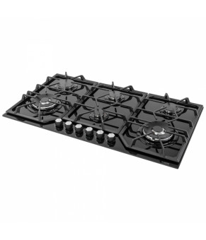 Поверхность газовая на стекле WEILOR GG W 904 BL