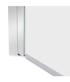 Душевая кабина Qtap Gemini CRM1011SC6 100x100, стекло Clear 6 мм, без поддона