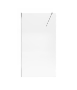 Душевая перегородка Qtap Walk-In Standard CRM2011.C8 110х190 см, стекло Clear 8 мм, покрытие CalcLess