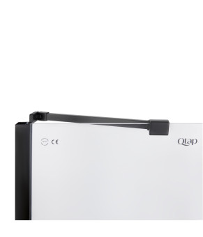 Душевая кабина Qtap Crow BLA1099SC6 90x90 см, стекло Clear 6 мм, покрытие CalcLess, без поддона