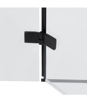 Душевая кабина Qtap Crow BLA1099SC6 90x90 см, стекло Clear 6 мм, покрытие CalcLess, без поддона