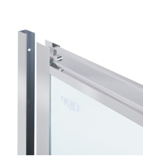 Душевая кабина Qtap Pisces CRM107-9SP5 75-90x75-90 см, стекло Pear 5 мм, без поддона