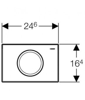Клавиша Geberit Delta 115.120.46.1