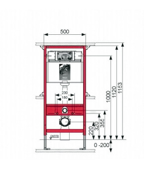 Комплект инсталляции TECEbase kit 9400005 - 4 в 1