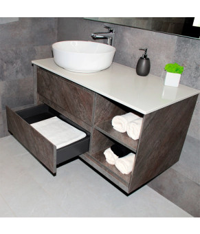 Тумба с раковиной REXON Terra RX191MS/100 Moorstone