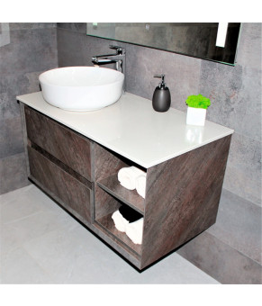 Тумба с раковиной REXON Terra RX191MS/100 Moorstone