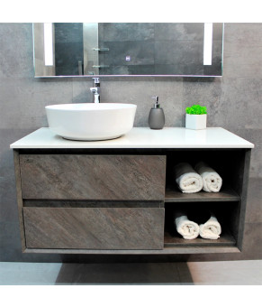 Тумба с раковиной REXON Terra RX191MS/100 Moorstone