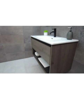 Тумба з раковиною REXON Roble RX199A/090 Dracula Oak