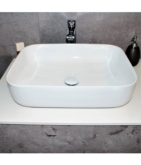 Тумба с раковиной REXON Ombra RX99CG/100 Glossy White/Concrete Grey