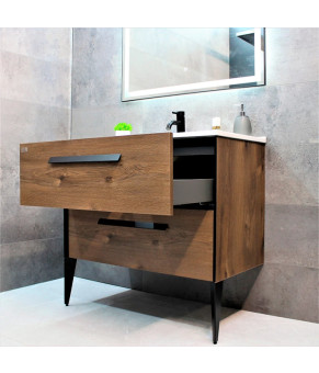 Тумба с раковиной REXON Madera RX41CO/090 Crarmel Oak