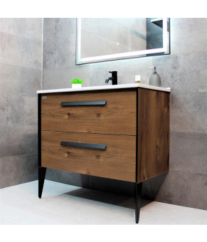 Тумба с раковиной REXON Madera RX41CO/090 Crarmel Oak