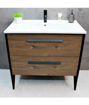 Тумба с раковиной REXON Madera RX41CO/090 Crarmel Oak