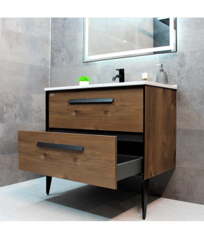 Тумба с раковиной REXON Madera RX41CO/090 Crarmel Oak