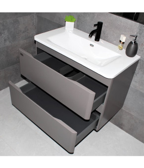 Тумба з раковиною REXON Camelia RX195DG/080 Dark Grey