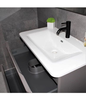 Тумба з раковиною REXON Camelia RX195DG/080 Dark Grey