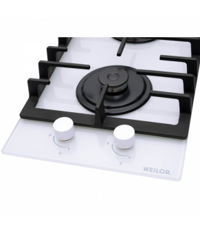 Поверхность газовая Domino на стекле WEILOR GG 306 WH