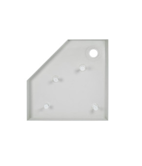Набор Qtap Leo CRM10995-AC6 Clear 2020x900x900 мм + поддон Diamond 309912 90x90x12 см с сифоном (SD00048935)