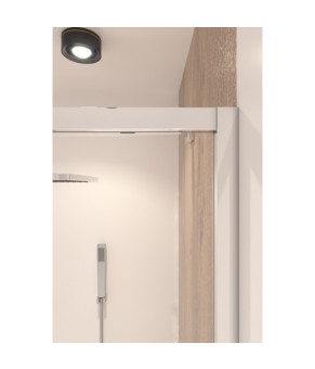 Набор Qtap душевая кабина Scorpio CRM10995-AC6 Clear 2120x900x900 мм + поддон Diamond 309912 90x90x12 см с сифоном