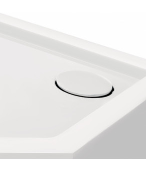Душовий піддон Qtap Diamond 309912 90x90x12 см + сифон