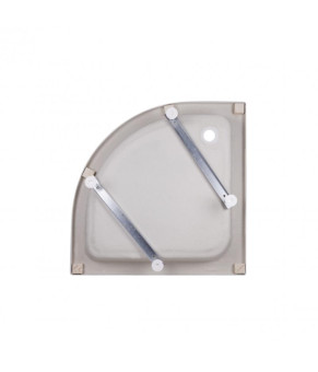 Душевая кабина Lidz Latwa SC80x80.SAT.MID.FR, стекло Frost 4 мм + поддон с панелью Kupala