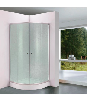 Душова кабіна Lidz Latwa SC90x90.SAT.LOW.FR, скло Frost 4 мм без піддону