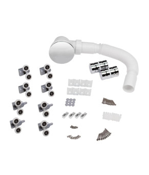 Душевая кабина Lidz Latwa SC90x90.SAT.LOW.FR (LLSC9090SATLOWFR2SET)