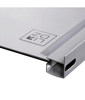 Душова кабіна Lidz Latwa SC90x90.SAT.LOW.GR, скло тоноване 4 мм без піддону