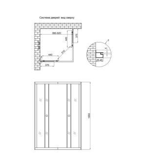 Душова кабіна Lidz Wawel SC90x90.SAT.LOW.FR, скло Frost 4 мм без піддону
