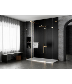 Душевой поддон Miraggio BRUGGE 1800 BLACK MIRASTONE 00001 003