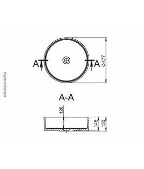 Умывальник Miraggio SOFIA 0000242