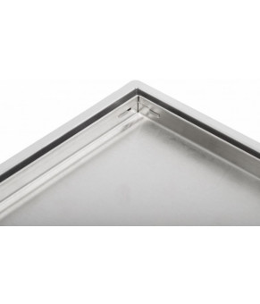 Трап для душа под плитку Epelli Quattro 2 in 1, 20*20 см, из нержавеющей стали с комбинированным затвором