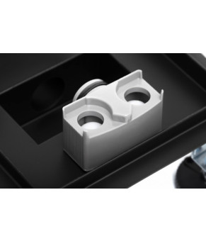 Трап для душа под плитку Epelli Quattro Nero 2 in 1, из нержавеющей стали с комбинированным затвором 200*200 мм