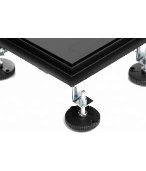 Трап для душа под плитку Epelli Quattro Nero 2 in 1, из нержавеющей стали с комбинированным затвором 200*200 мм