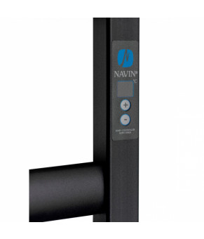 Полотенцесушитель Navin Ellipse 500х1000 Digital правый (черный муар) 12-245052-5010