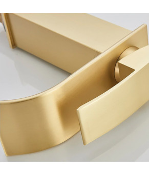 Смеситель для умывальника Calani Lotus L. gold (CAL-B0031)