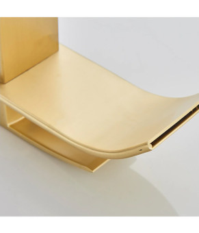 Смеситель для умывальника Calani Lotus L. gold (CAL-B0031)