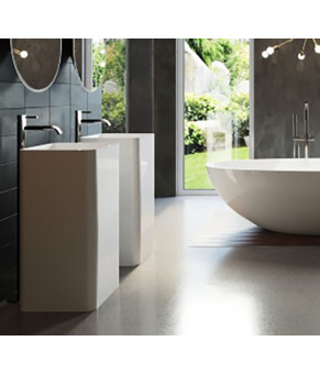 Умывальник напольный Calani Vera 40x40x125 white (CAL-00502)