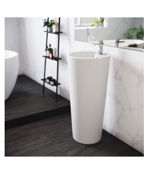 Умывальник Calani Aida 40x40x85,4 white (CAL-00500)