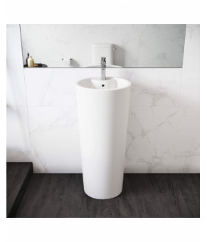 Умывальник Calani Aida 40x40x85,4 white (CAL-00500)