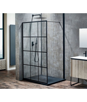 Душевая стенка Calani Soleo 100x195 безопасное стекло прозрачное (CAL-K6011)