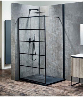 Душевая стенка Calani Soleo 90x195 безопасное стекло прозрачное (CAL-K6010)