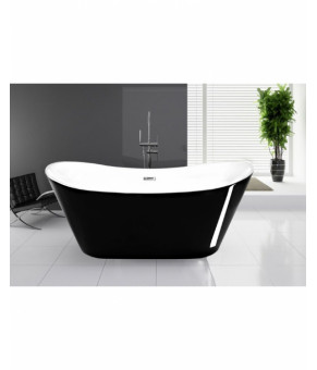 ванна Calani Lotus 170x80 white black (CAL-W3001)