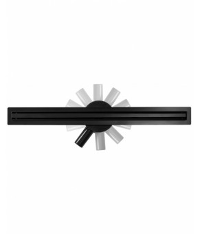 Трап Calani Eco360 700 мм, slim black (CAL-G0026)