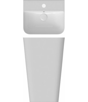 Умывальник Isvea Sott'aqua S&S 50x42 white напольный(10SQ37001)