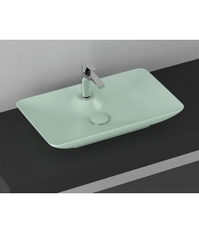 Умывальник Isvea SistemaY Clear 64,4x39,5 mint green (10SY50065SV-2T)
