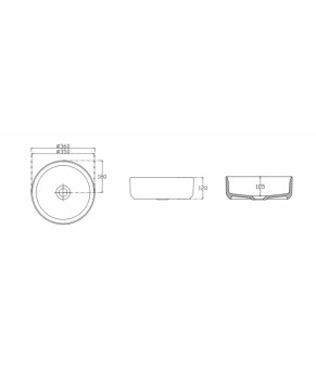 Умывальник Isvea Infinity 36x36 green (10NF65036-2P)