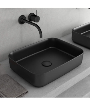 Умывальник Isvea Infinity 50x36 black matt (10NF650502N)