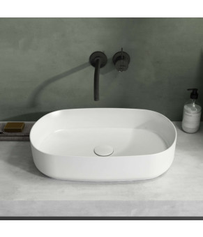 Умывальник Isvea Infinity 55x36 white matt (10NF650552L)