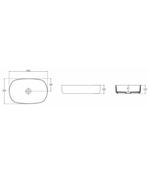 Умывальник Isvea Infinity 55x36 green (10NF65055-2P)